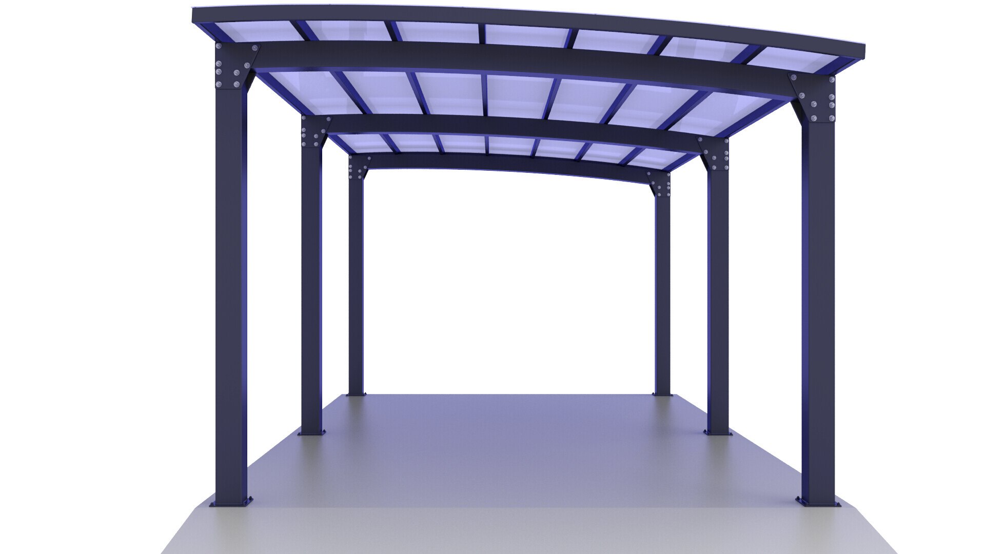 3D Model Carport 6 - TurboSquid 2257570