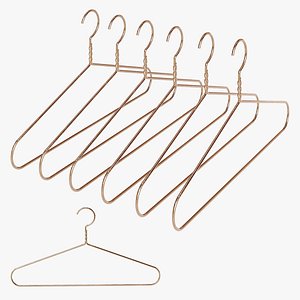 Clothes Hanger Metal model