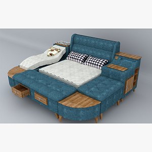 3D model Comfort Bed Design