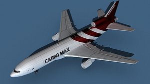 3D Lockheed L-1011-50 Cargo Max model
