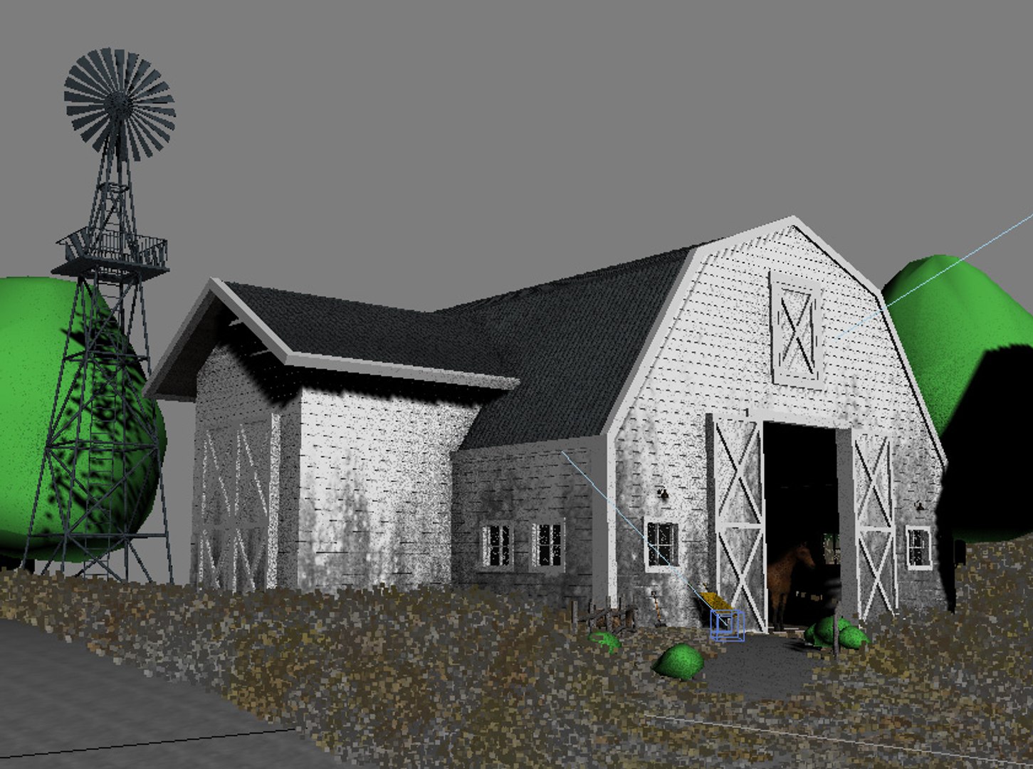 3d Barn Farm Architecture Model Turbosquid 1337820