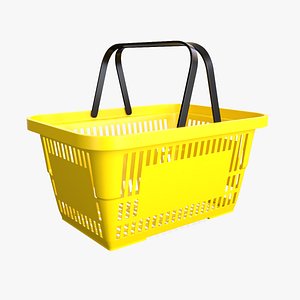 Shopping Basket Yellow