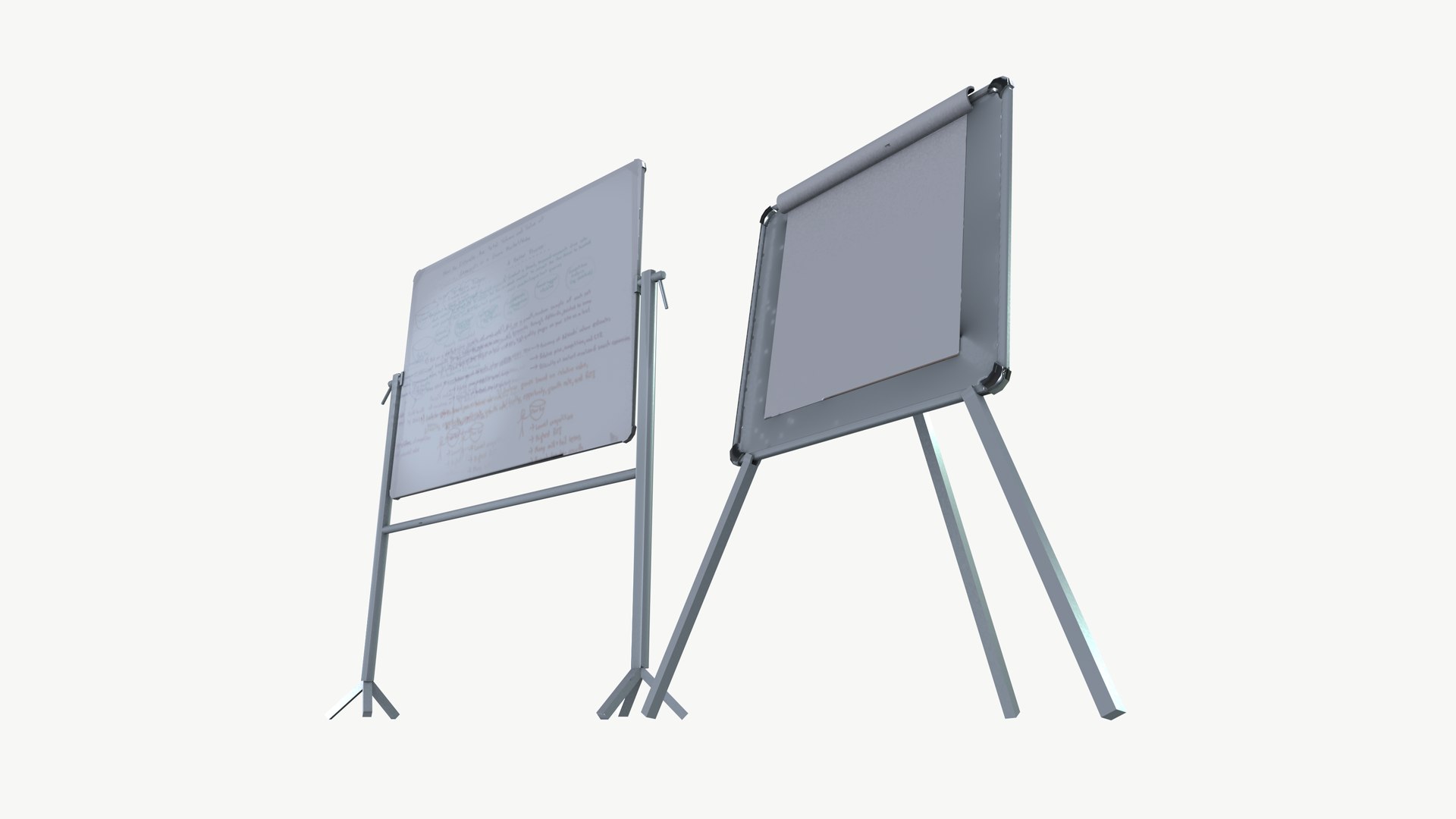 3D Model Note Board Stand - TurboSquid 2279436