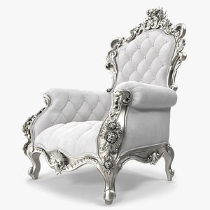 3d luxurious armchair model