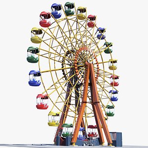 3D ferris wheel model
