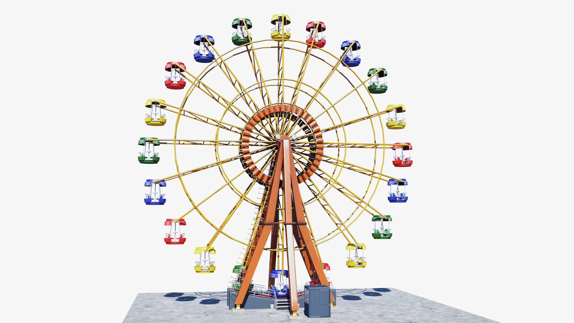 Ferris Wheel 3d Models For Download Turbosquid,3d Ferris Wheel Model Turbos...