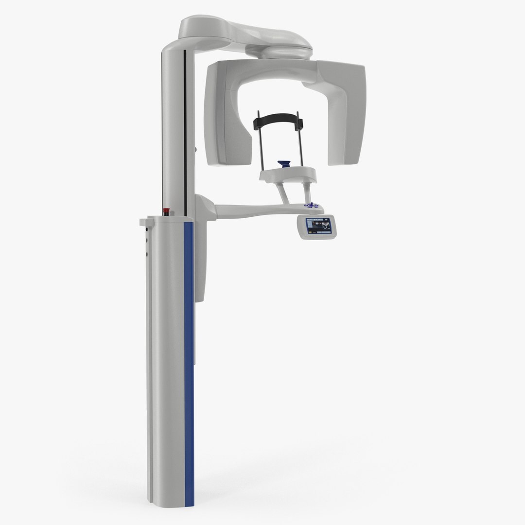 Planmeca ProMax Dental X-Ray System Rigged for Maya 3D model preview