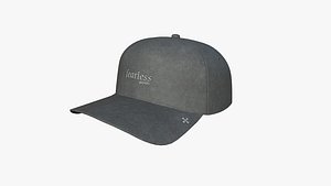 Cap A05 Dark Gray - Character Fashion Design 3D model
