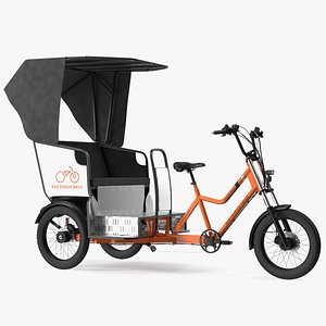 3D Rad Power Bike RadBurro with Passenger Seat model