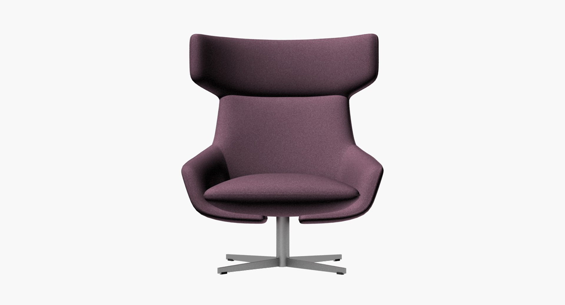 Kalm Swivel Lounge Chair 3d Model