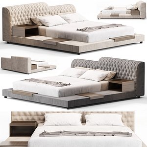 Frigerio Miller Bed 3D model