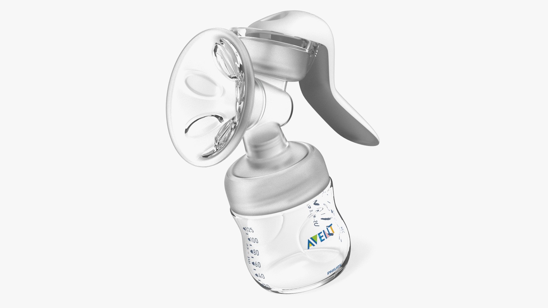 Philips Avent Manual Breast Pump 3D model preview