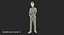African American Female Doctor Rigged for Cinema 4D 3D Model