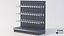 Supermarket Empty Shelf 120 Straight with Hooks