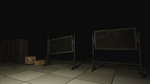 Whiteboards 3D model