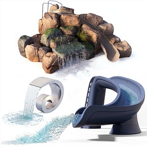 3D Three Pool Water Asset Pack