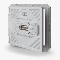 Airlock D-84 Access Hatch White