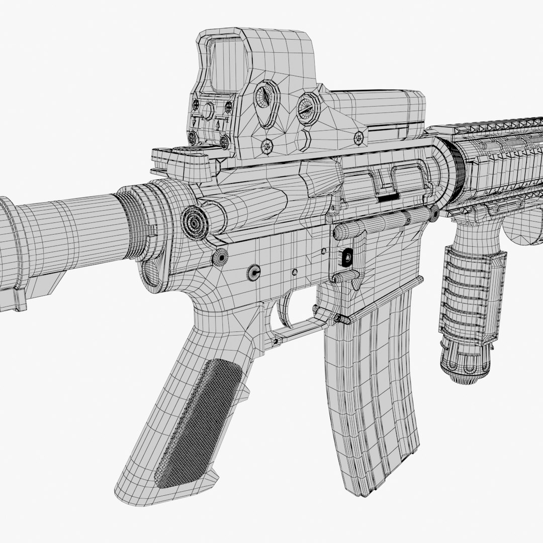3D M4 Carbine - TurboSquid 1202964