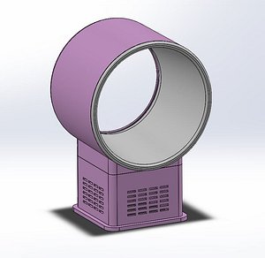 desktop fan 3D model