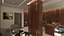 Interno dell'ufficio manager Scena modello 3D Modello 3D
