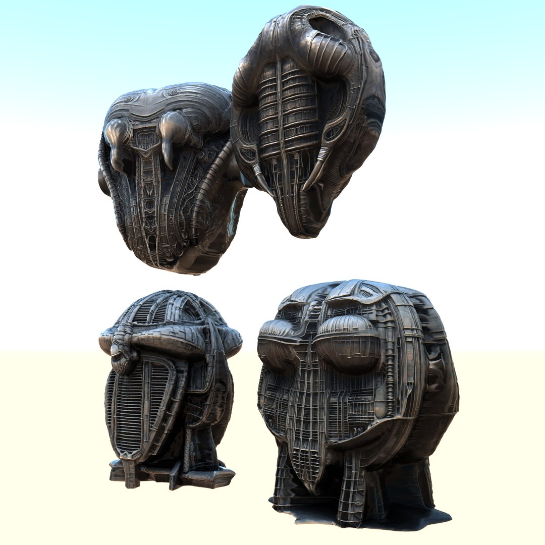 Alien spaceships Sci Fi Pack 4 3D model - TurboSquid 2067919