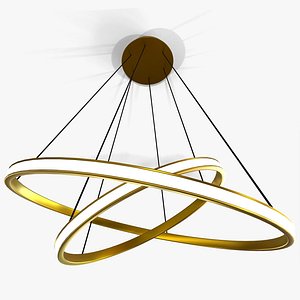 Modern Double Ring Hanging Lights