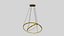 Modern Double Ring Hanging Lights