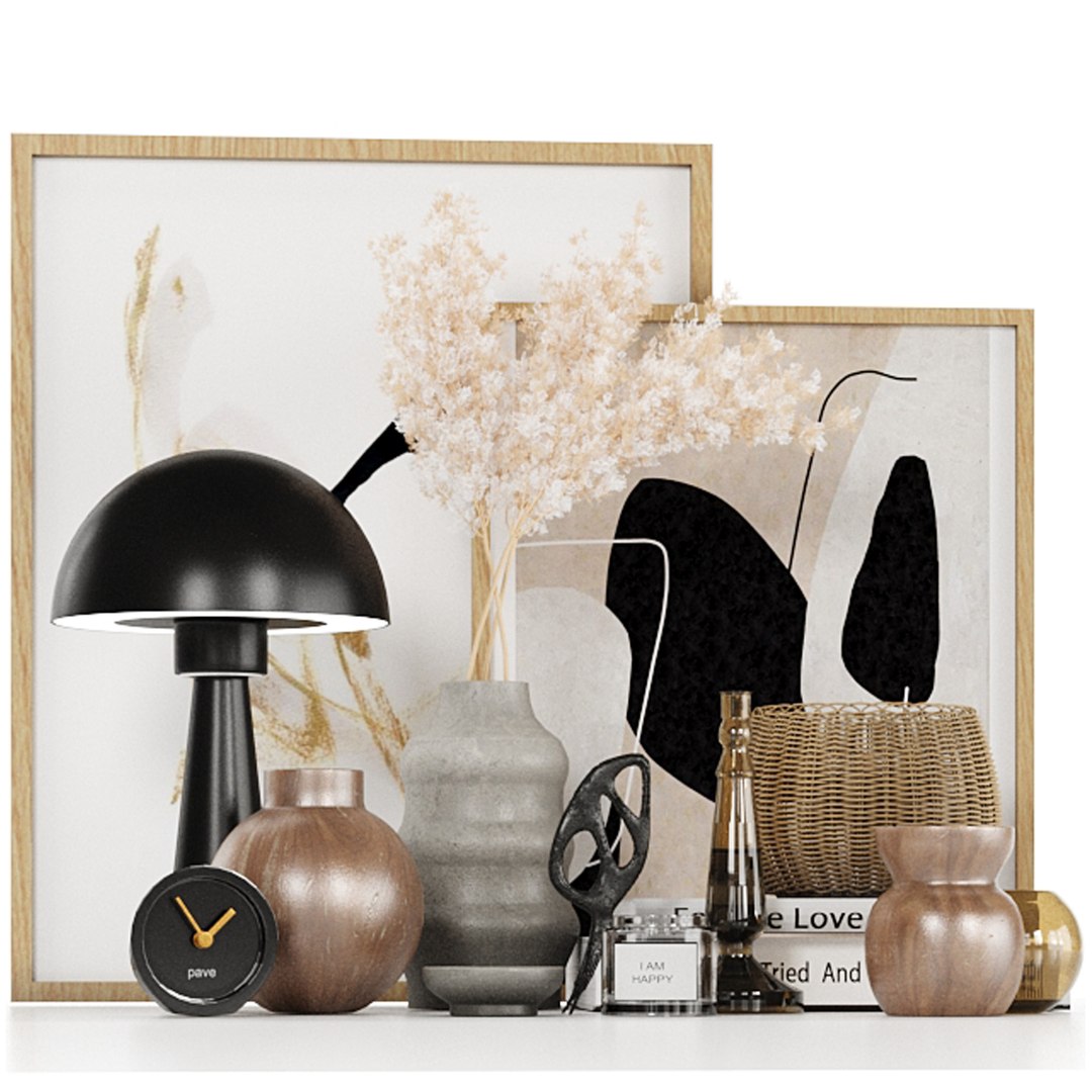 Decorative Set 02 3D - TurboSquid 1863049