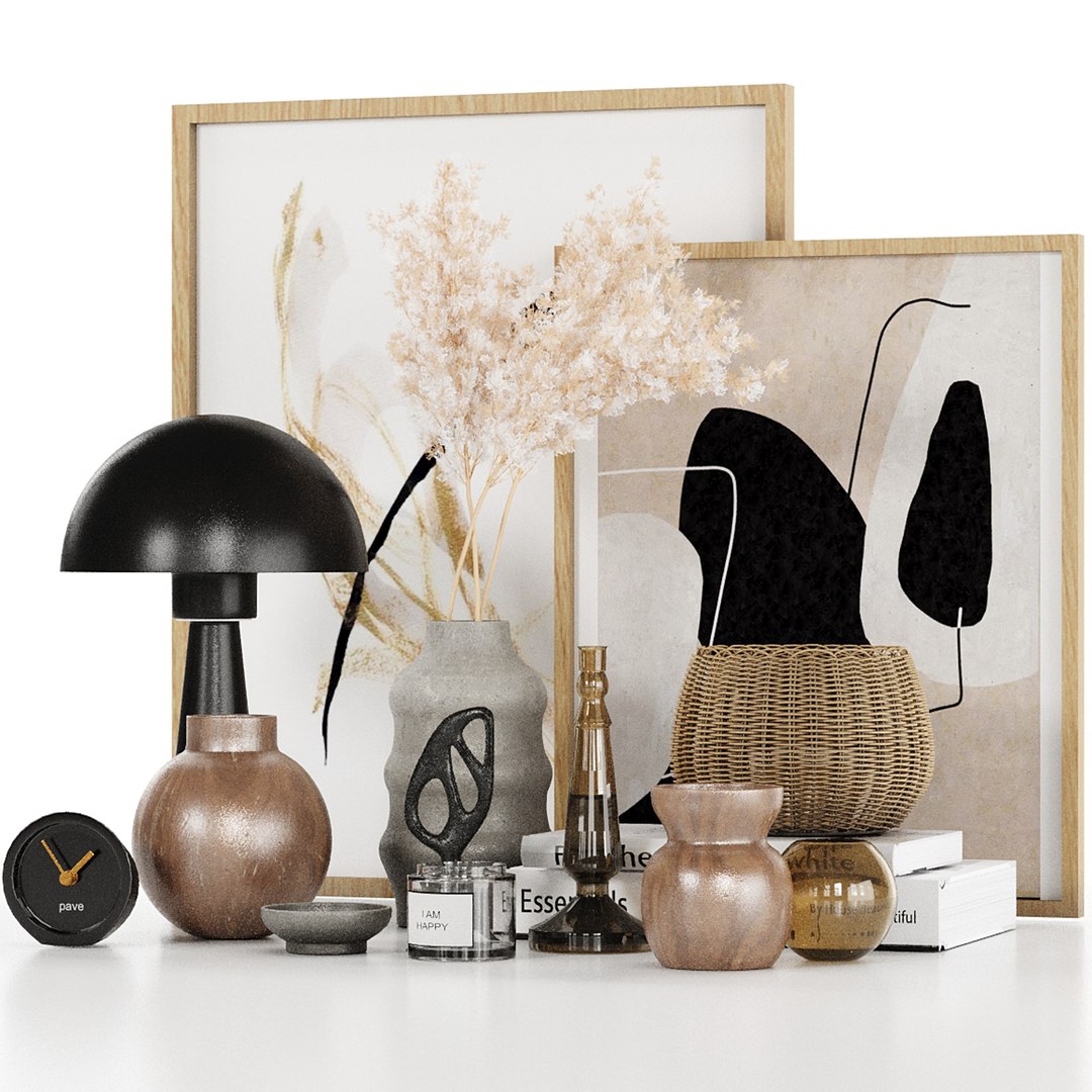 Decorative Set 02 3D - TurboSquid 1863049