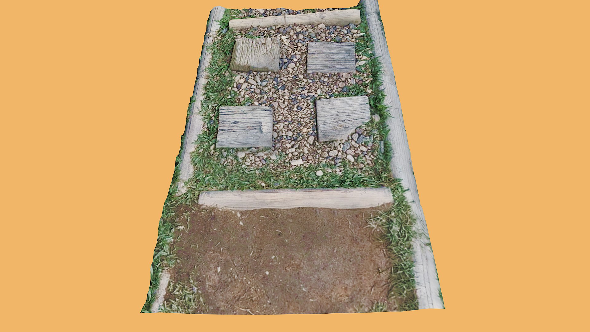 Stone Walkway Model - TurboSquid 2017711
