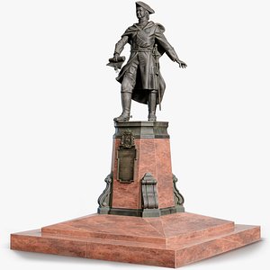 3D Monument to Peter the Great