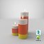 Velas de Maíz con Llama