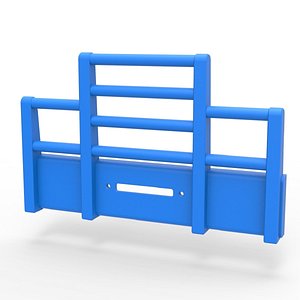 Diecast Moose bumper for semi truck Version 2 Scale 1 to 25 3D model