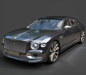 Bentley Flying Spur Mulliner - Hyper-Realistic 3D Flagship Asset 3D model