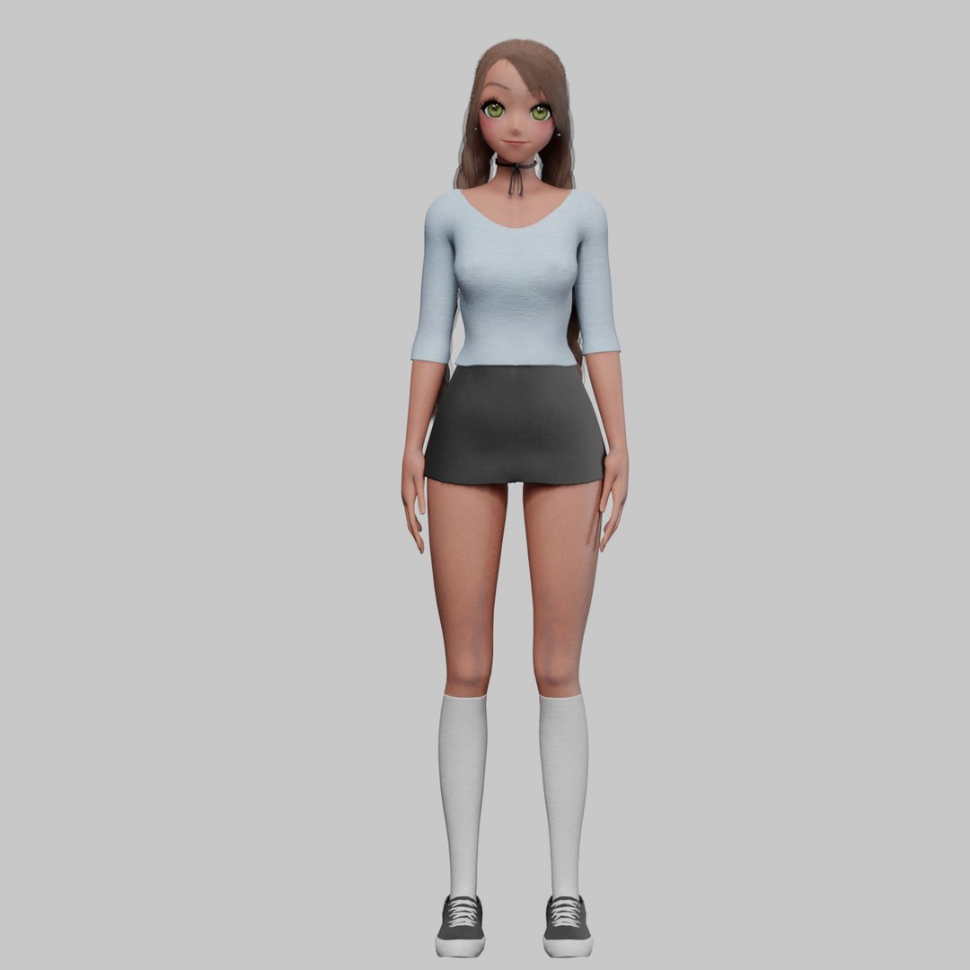 Standard Basic Girl V28566 Model TurboSquid 2270737