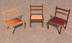 3D chair furniture