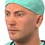 male surgeons 3d model