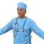 male surgeons 3d model