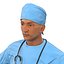 male surgeons 3d model