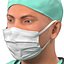 male surgeons 3d model