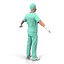 male surgeons 3d model