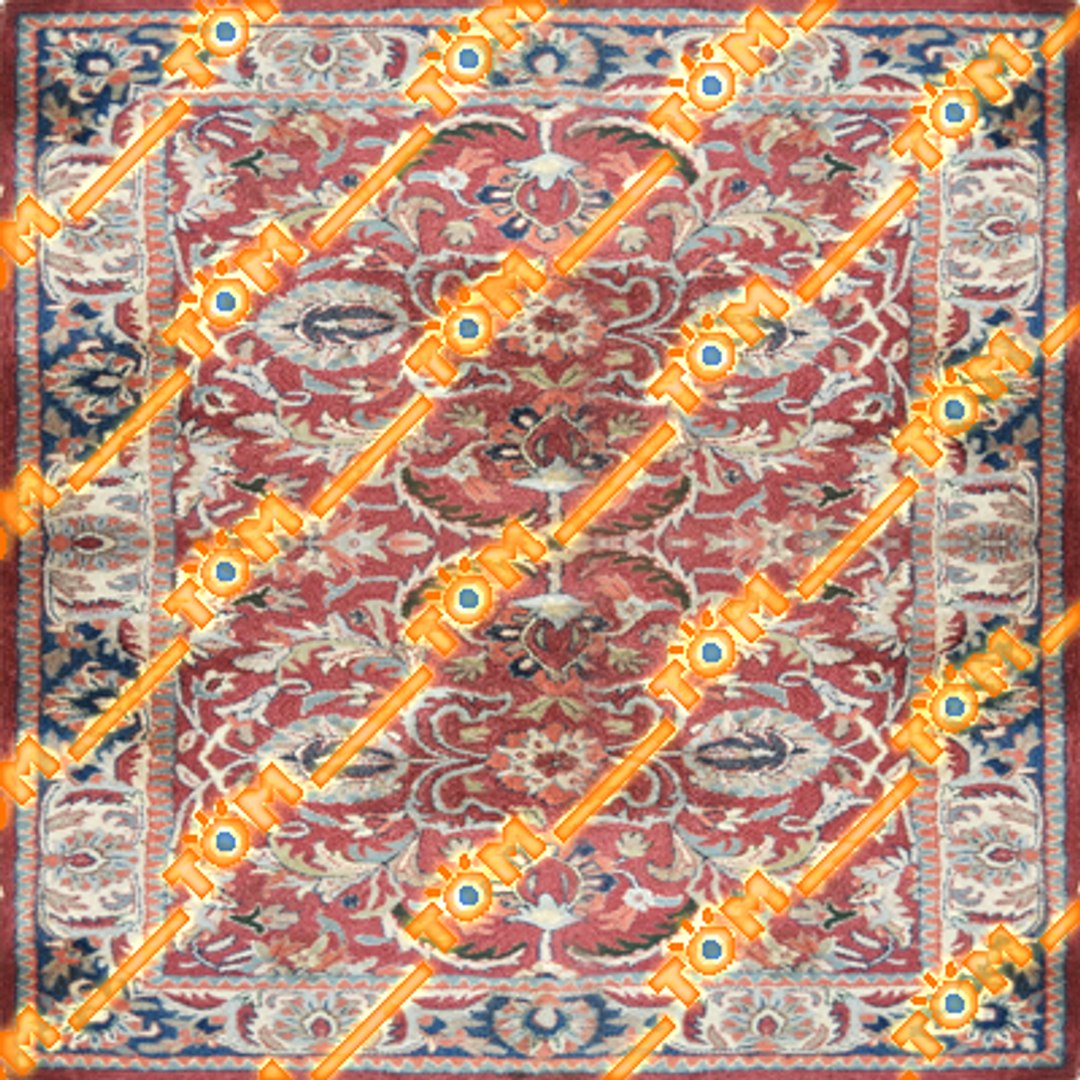 persian carpet 3d model
