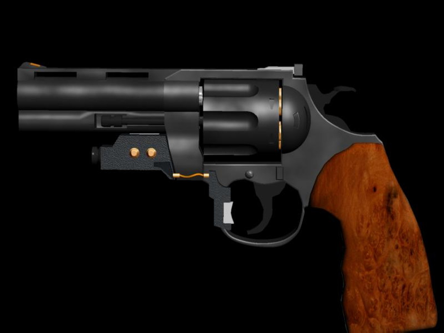3dsmax Colt Python 357 Magnum