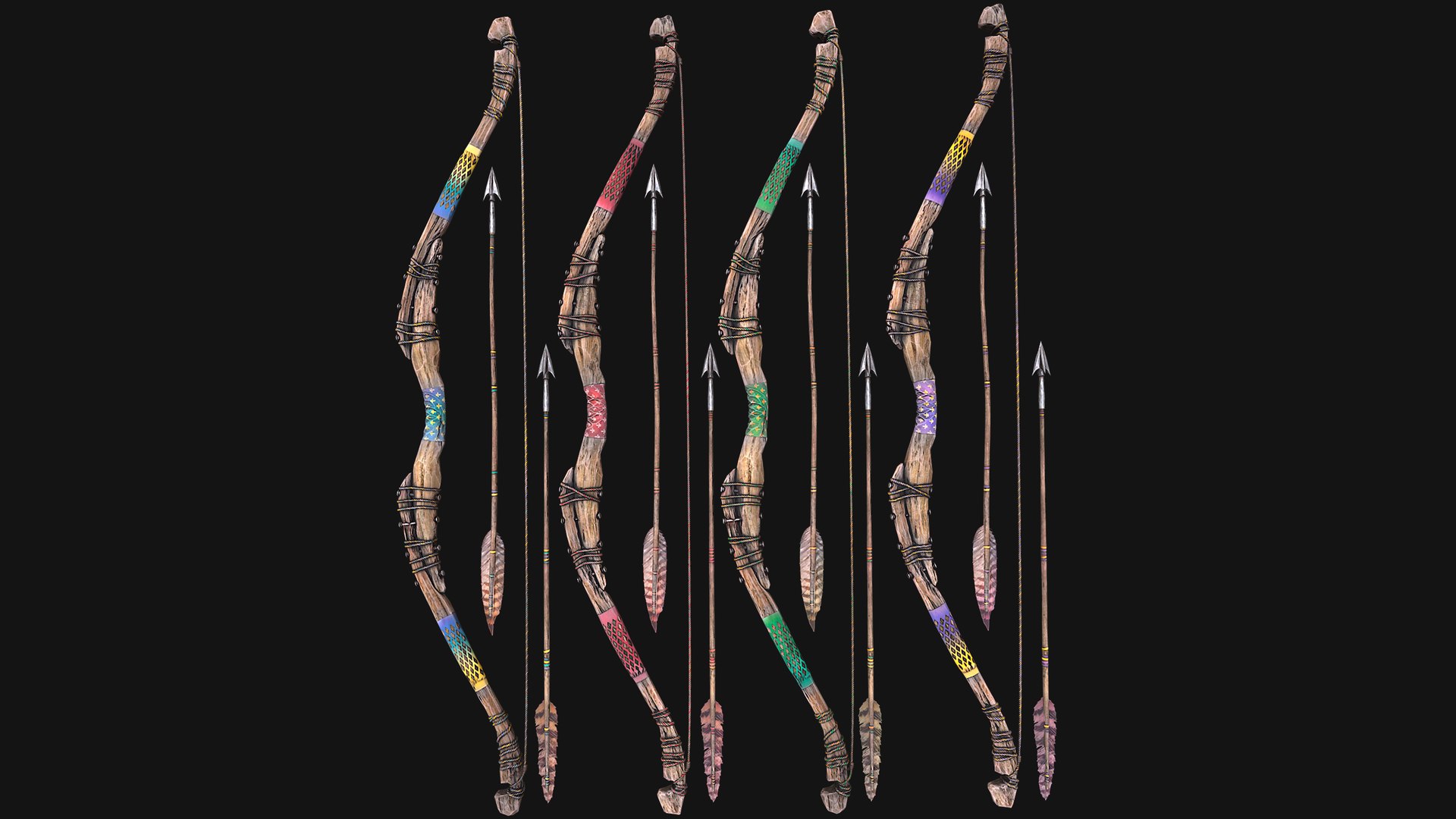 Medieval Wooden Bow Weapon Set model https://p.turbosquid.com/ts-thumb/kj/RO1i45/bW/aaawoodenbowcpack7/png/1757746120/1920x1080/fit_q87/cbb43c689cc6d96b06125060613ca2361349dbc5/aaawoodenbowcpack7.jpg