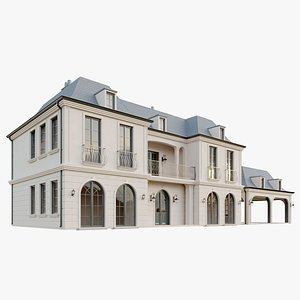 3D Chateau Classic Building