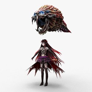 3D character animations model