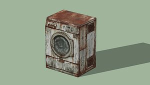 Ruined washing machine model