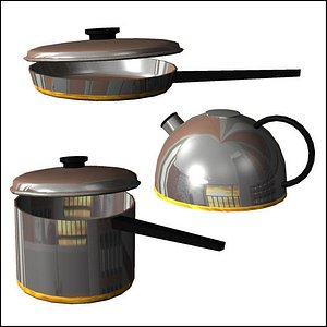 pots pans pzpotspans 3d pz3