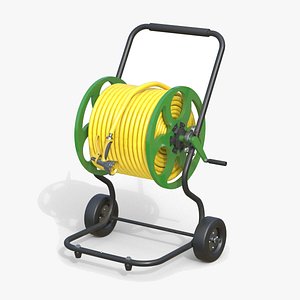 3D Garden Reel Cart Trolley with Hose