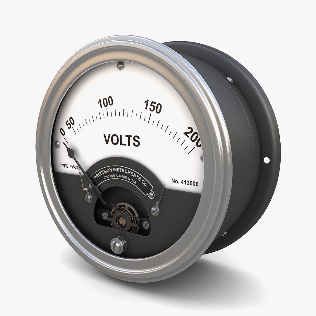 3D vintage panel voltmeter https://p.turbosquid.com/ts-thumb/kj/ZVG8Gk/CFPtpLB6/vintage_panel_voltmeter/jpg/1600164831/1920x1080/fit_q87/4412d3aa84b7a9da1a90e6979e466a73cdbab04f/vintage_panel_voltmeter.jpg